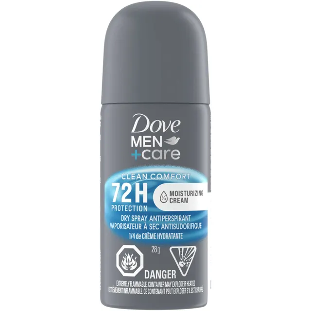 Dove Men+Care Clean Comfort Dry Spray Antiperspirant 28g