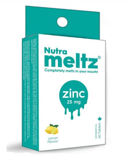 Zinc 25mg Tablets Meltz 15 x 4 Tablets