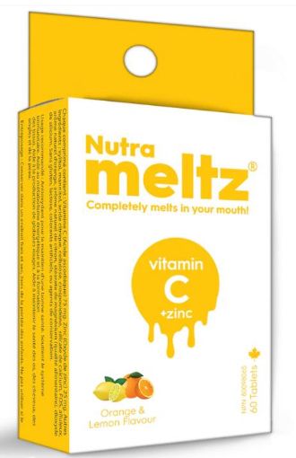 Vitamin C + Zn Tablets Meltz 15 x 4 Tablets