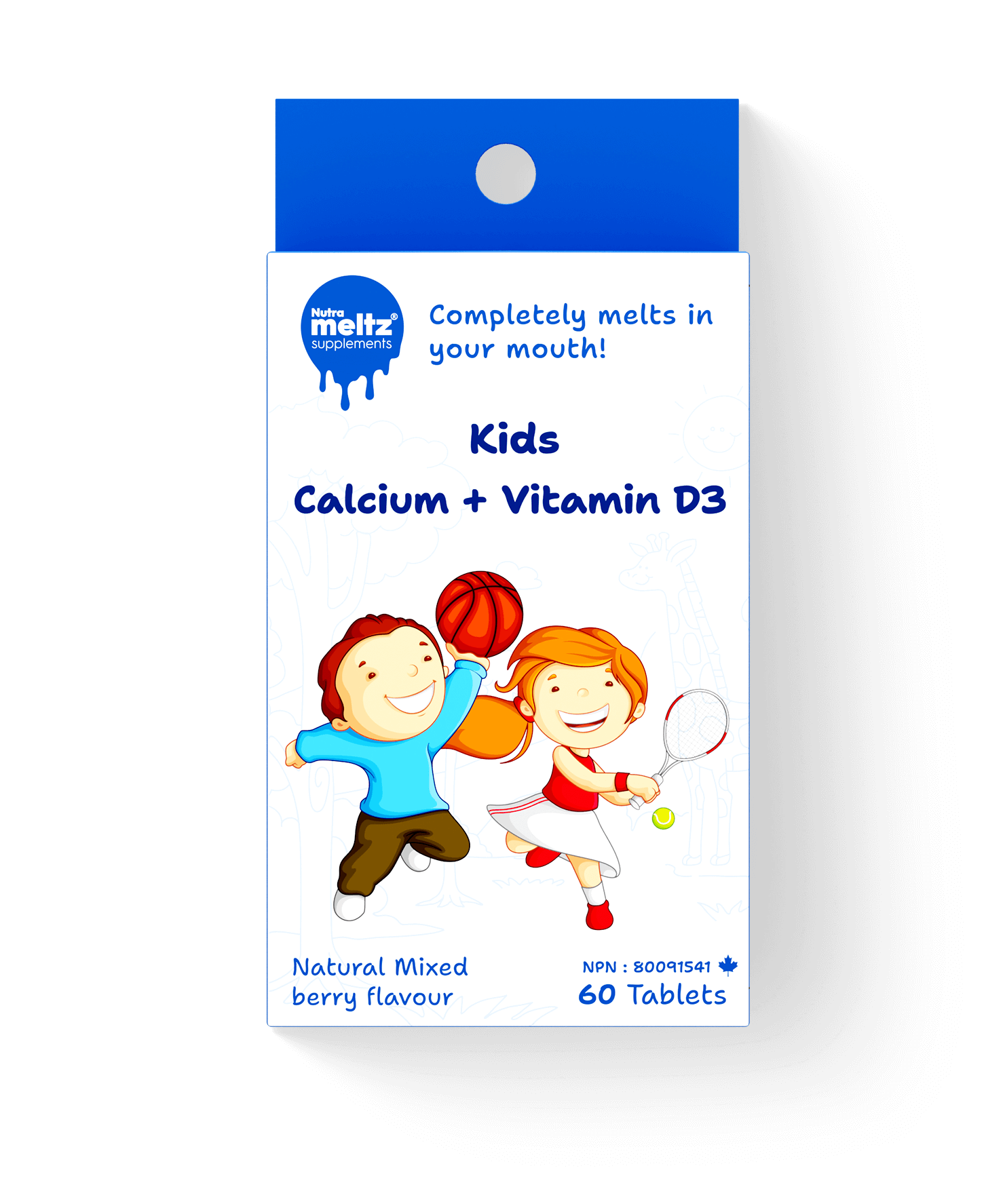 Kids Calcium  + D3 60 pk 15X4