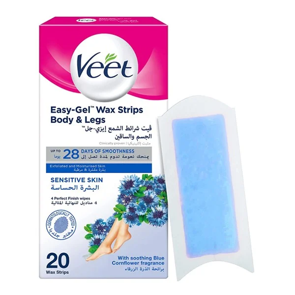 Veet Hair Removal Wax Strips 20pcs Sensitive Skin