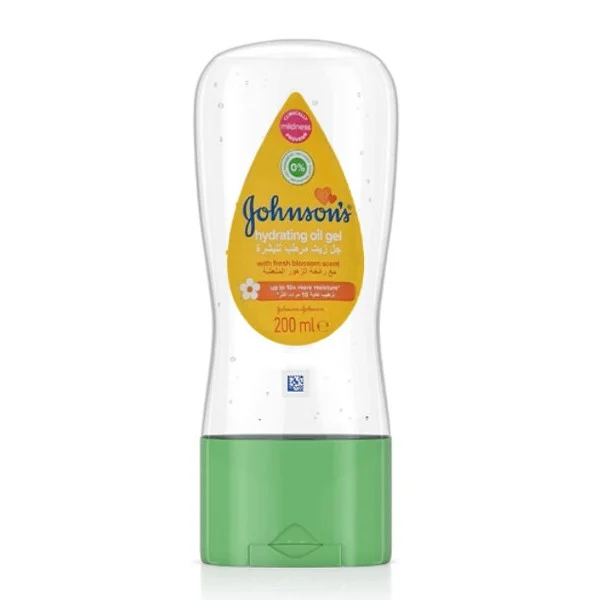 Johnson's Baby Oil Gel 200ml Moisturizing Floral Scent Green