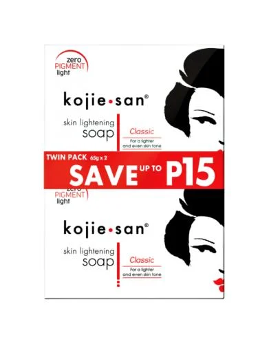 KOJIE SAN - SKIN LIGHTENING SOAP, 65g ( Pack Of 2 )