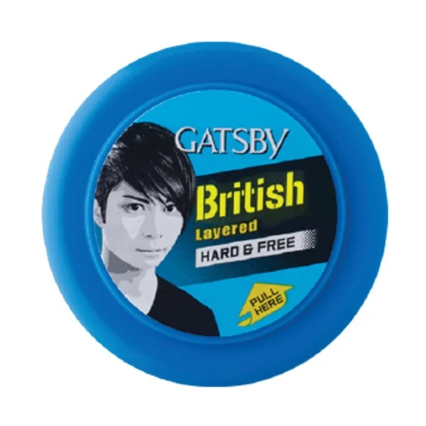 Gatsby Hair Wax 75g Hard and Free Blue