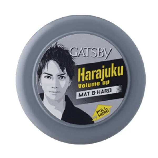 Gatsby Hair Wax 75g Matte and Hard Gray