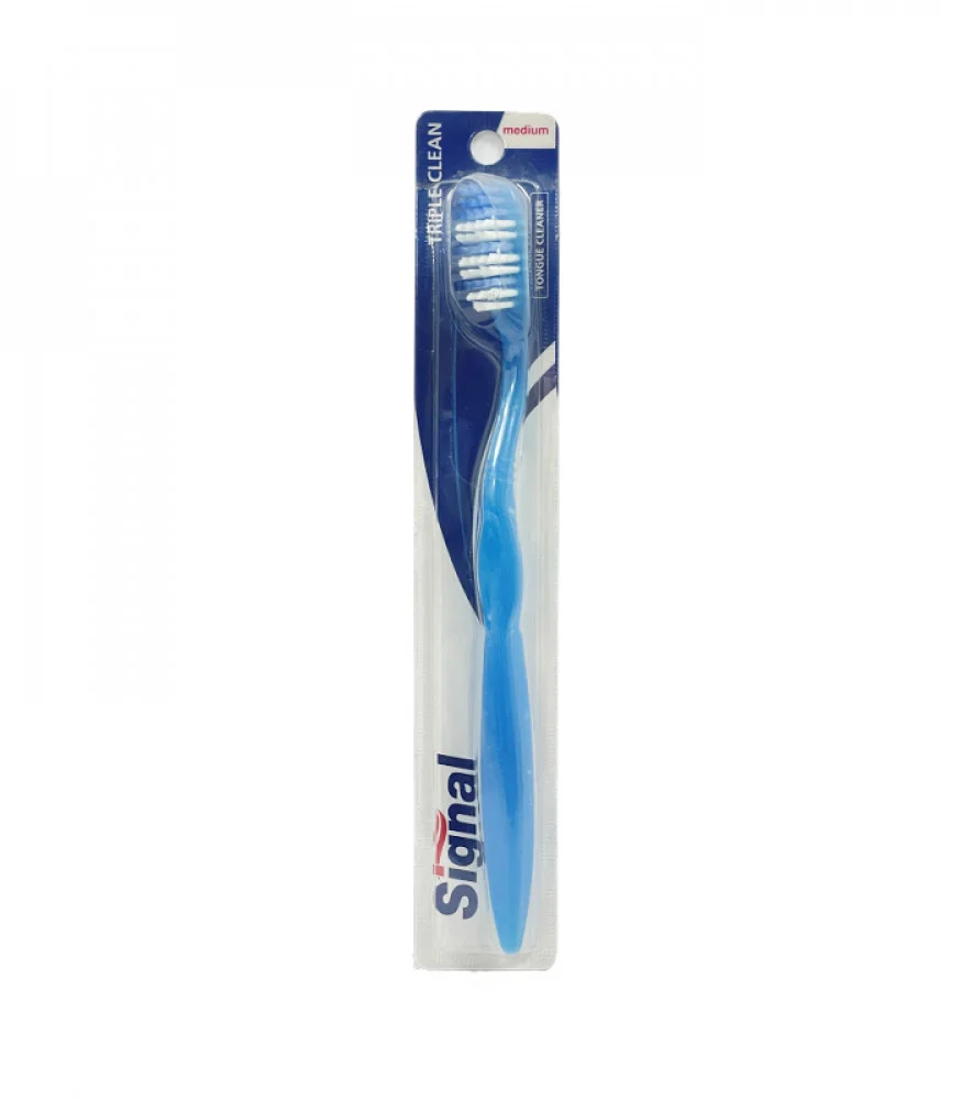 Signal Triple Action Medium Toothbrush