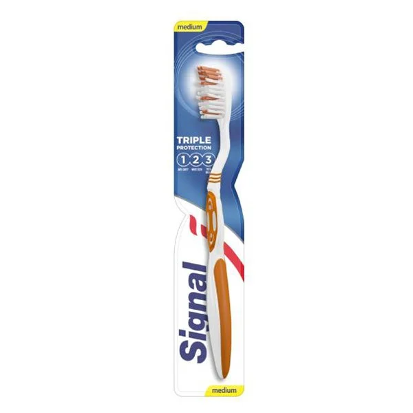 Signal Triple Action Medium Toothbrush