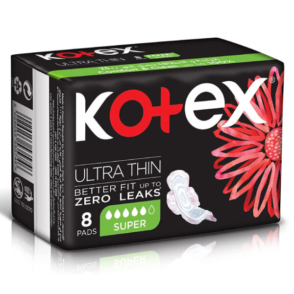 Kotex Ultra Thin Large Pads with Wings - 20 Pads