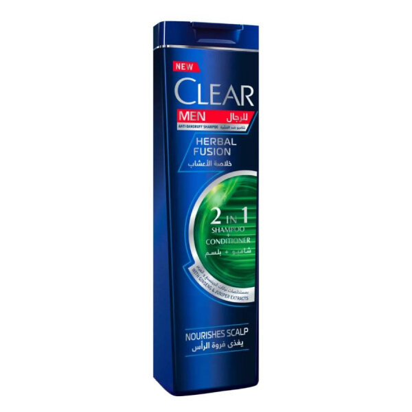 Clear Anti-Dandruff Herbal Shampoo for Men - 400 ml