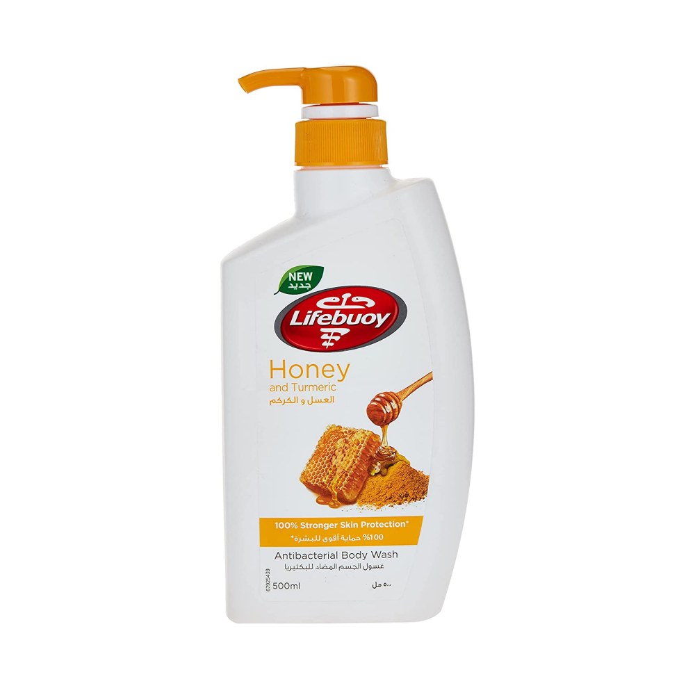 Lifebuoy Shower Gel 500ml Honey & Turmeric