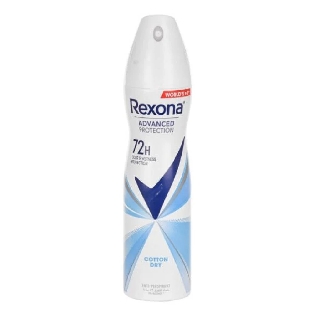 Rexona Women's Deodorant Spray 150ml Cotton Dry (72 Hours)