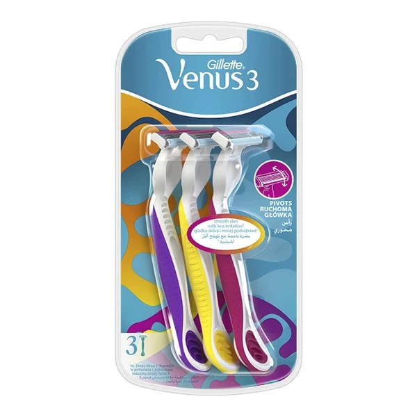 Gillette Simply Venus 3 Plus Razor 3 Pack