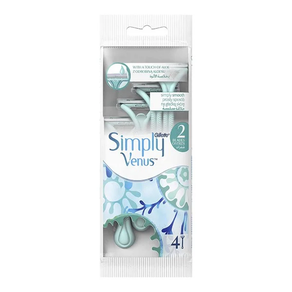 Gillette Simply Venus 2 Razor 4 Pack