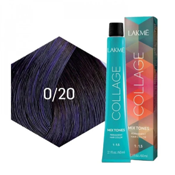 Lakme Collage Hair Color 60ml 0/20