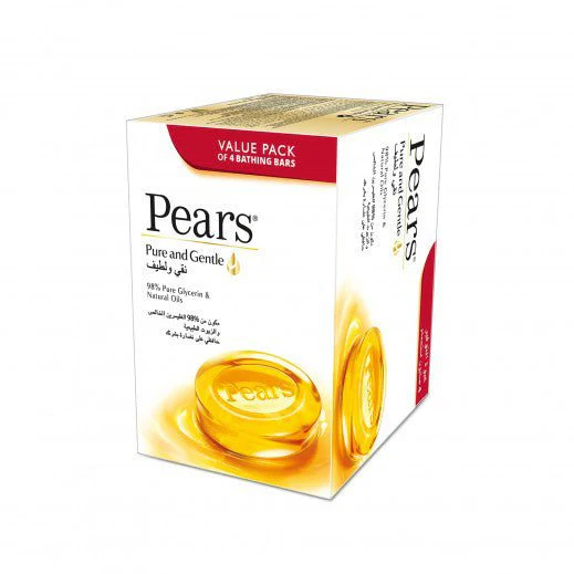 Pears Soap Bar 125 gm* 4 Pure & Mild