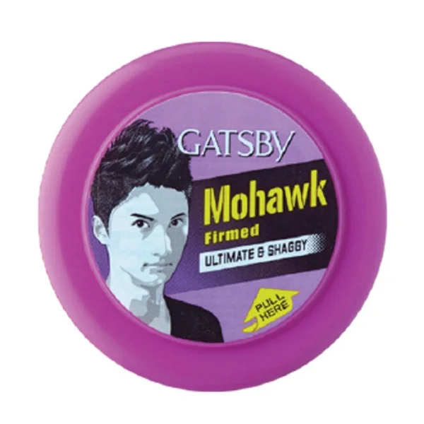 Gatsby Hair Wax 75g Ultimate and Shaggy Pink