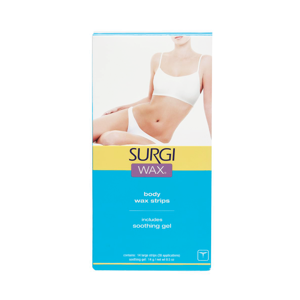 Skinny wax strips for bikini area, body and legs from Surgi Wax * 28 strips