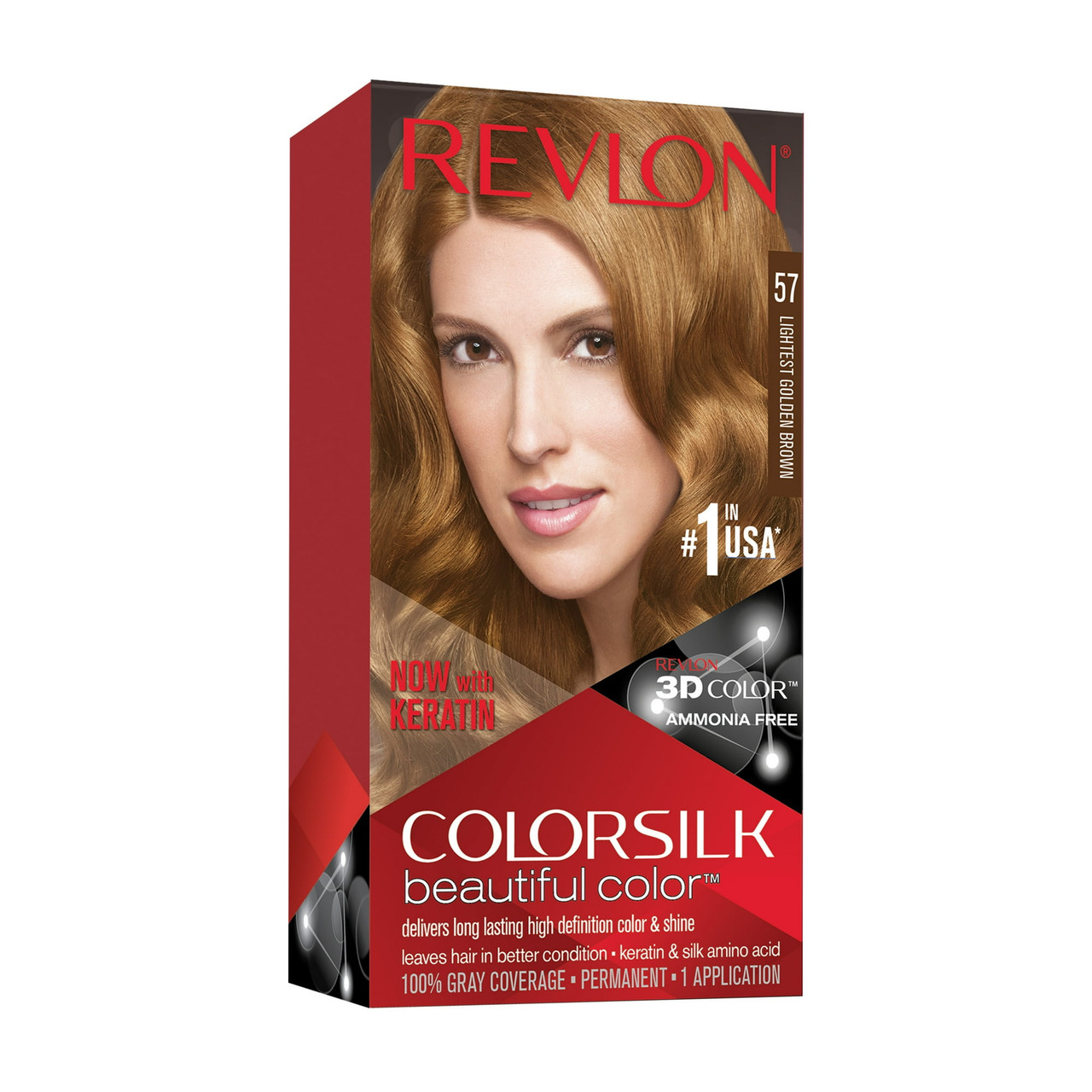 Revlon Color Silk Dye*57 Light Golden Brown