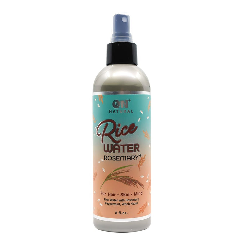 Onnatural Rosemary Rice Water Spray for Face & Hair for All Day Hydration