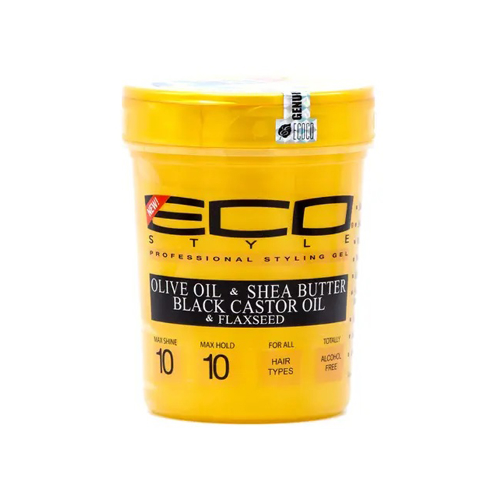 Eco Style Professional Gold Gel with Olive Oil, Shea Butter, Black Castor Oil an