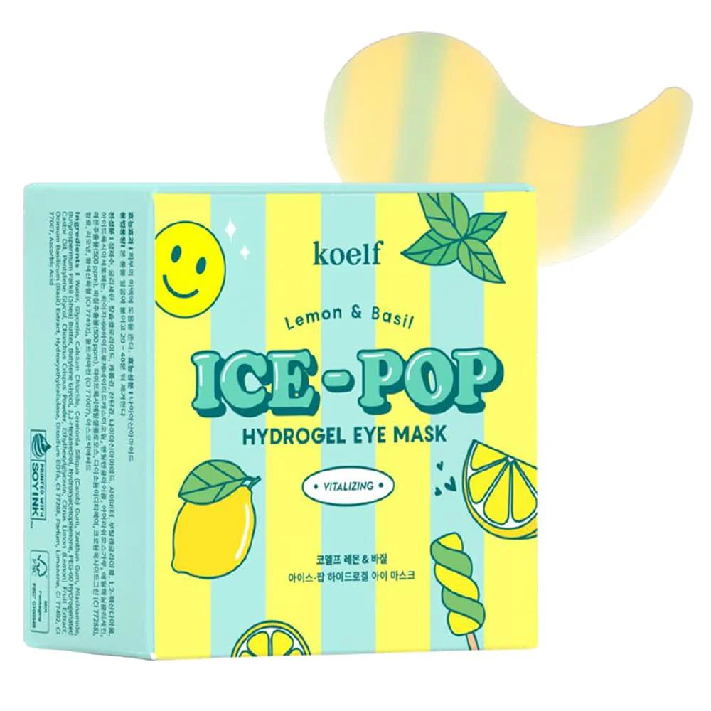 Koelf Lemon & Basil Ice-pop Hydrogel Face Mask