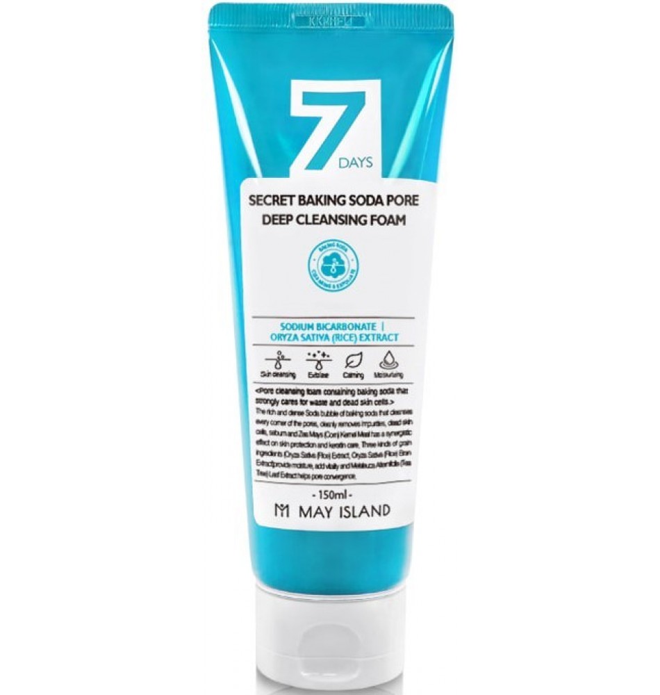Mayisland 7 Days Secret Baking Soda Pore Deep Cleansing Foam 150ml