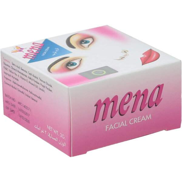 كريم للوجه وردي من مينا