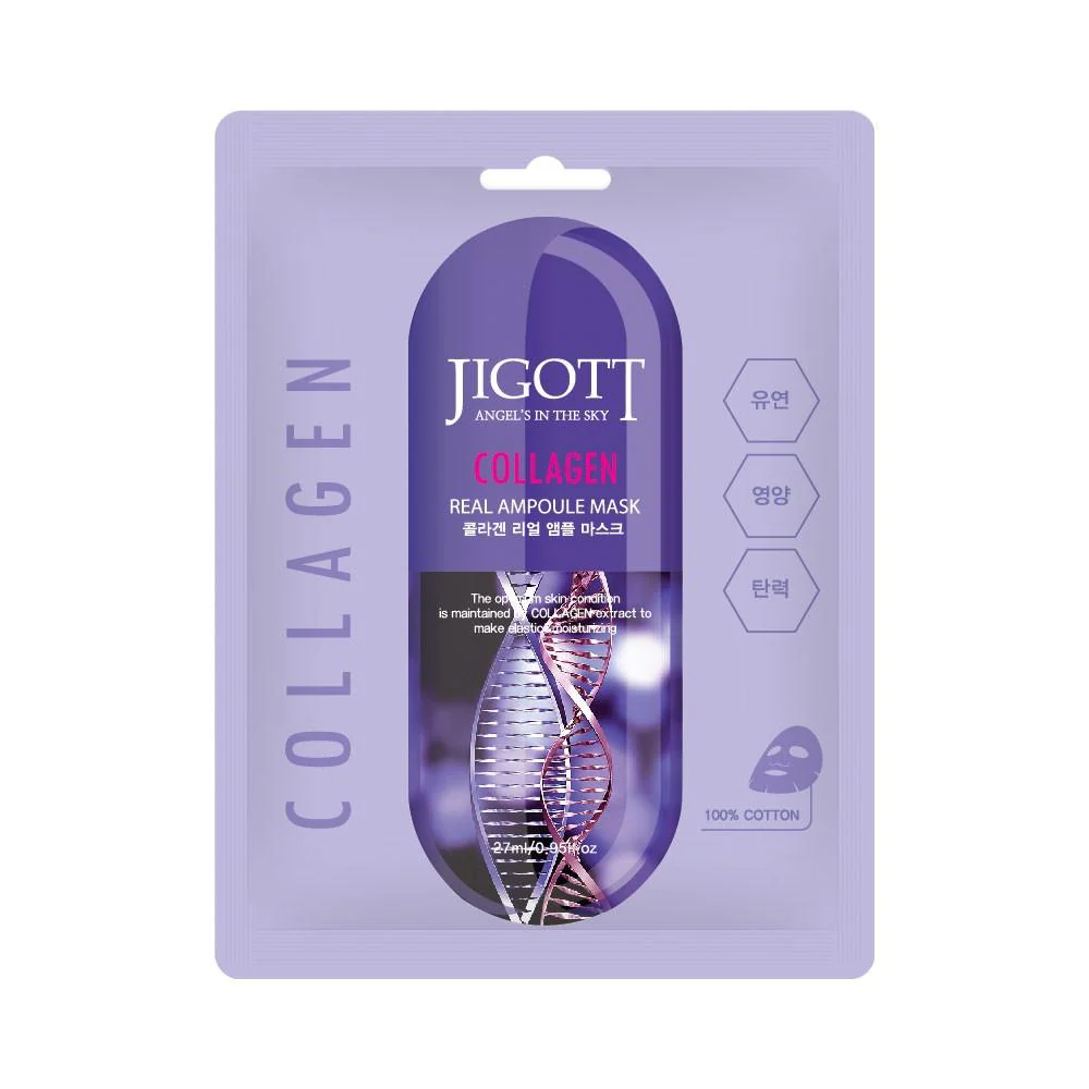 JIGOTT COLLAGEN REAL AMPOULE MASK