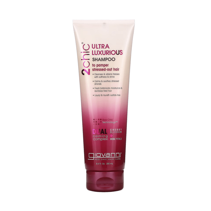 Giovanni 2 Cheek Ultra Luxury Shampoo With Cherry Blossoms & Rose Peals - 250ml