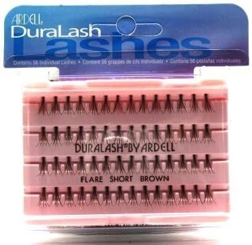 Durash Short Single Eyelashes in Brown - 56 Eyelashes