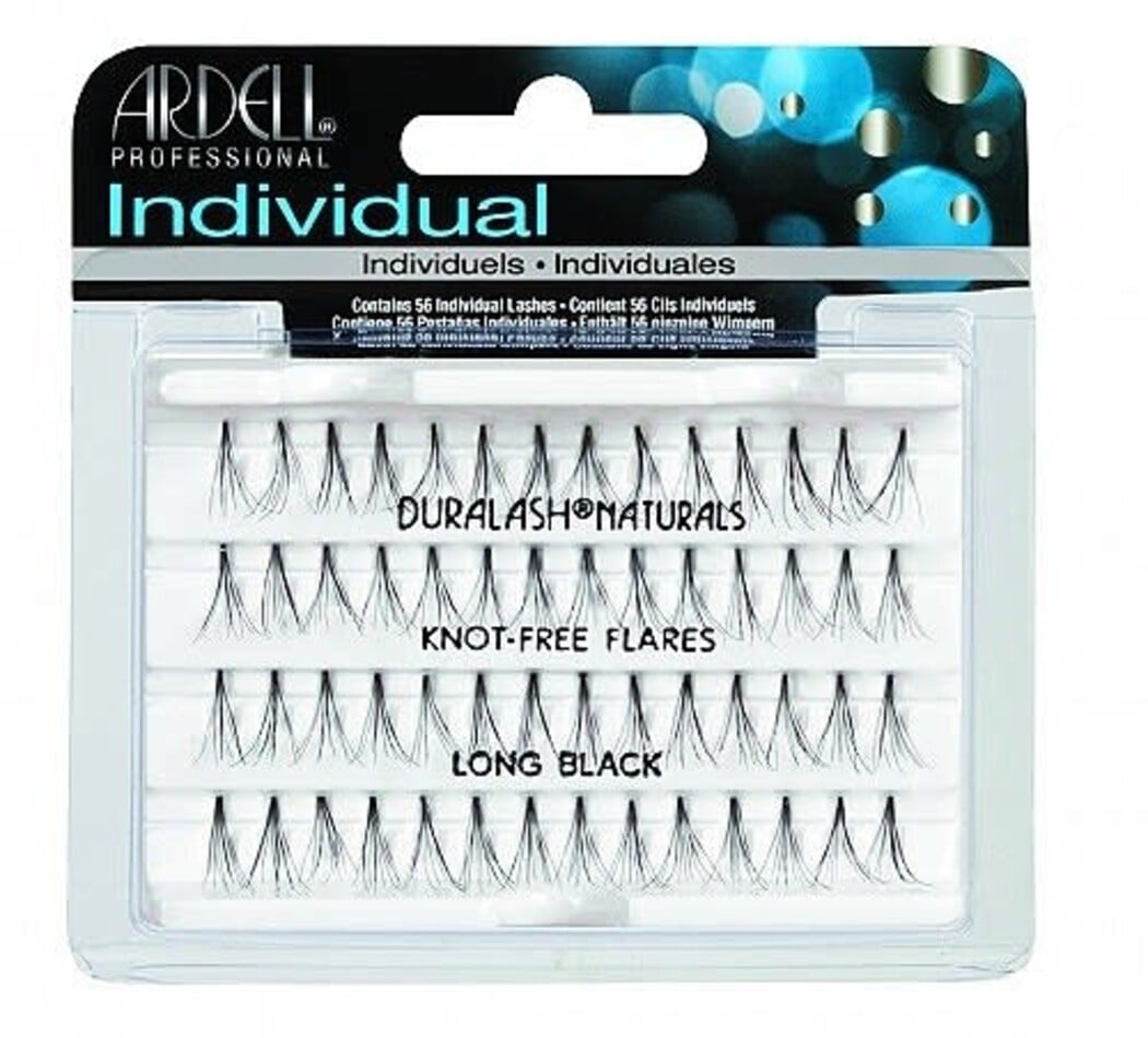 Durach Individual Long Lashes Black - 56 Eyelashes