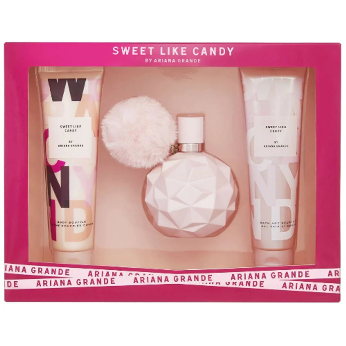 ARIANA GRANDE SWEET LIKE CANDY (W) SET EDP 100ML + BODY SOUFFLE 100ML + SG 100ML