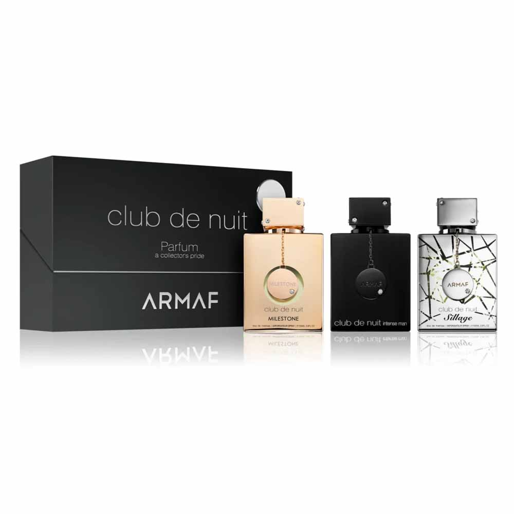 ARMAF CLUB DE NUIT (M) SET PARFUM 3 X 30ML (INTENSE MAN + SILLAGE + MILESTONE)