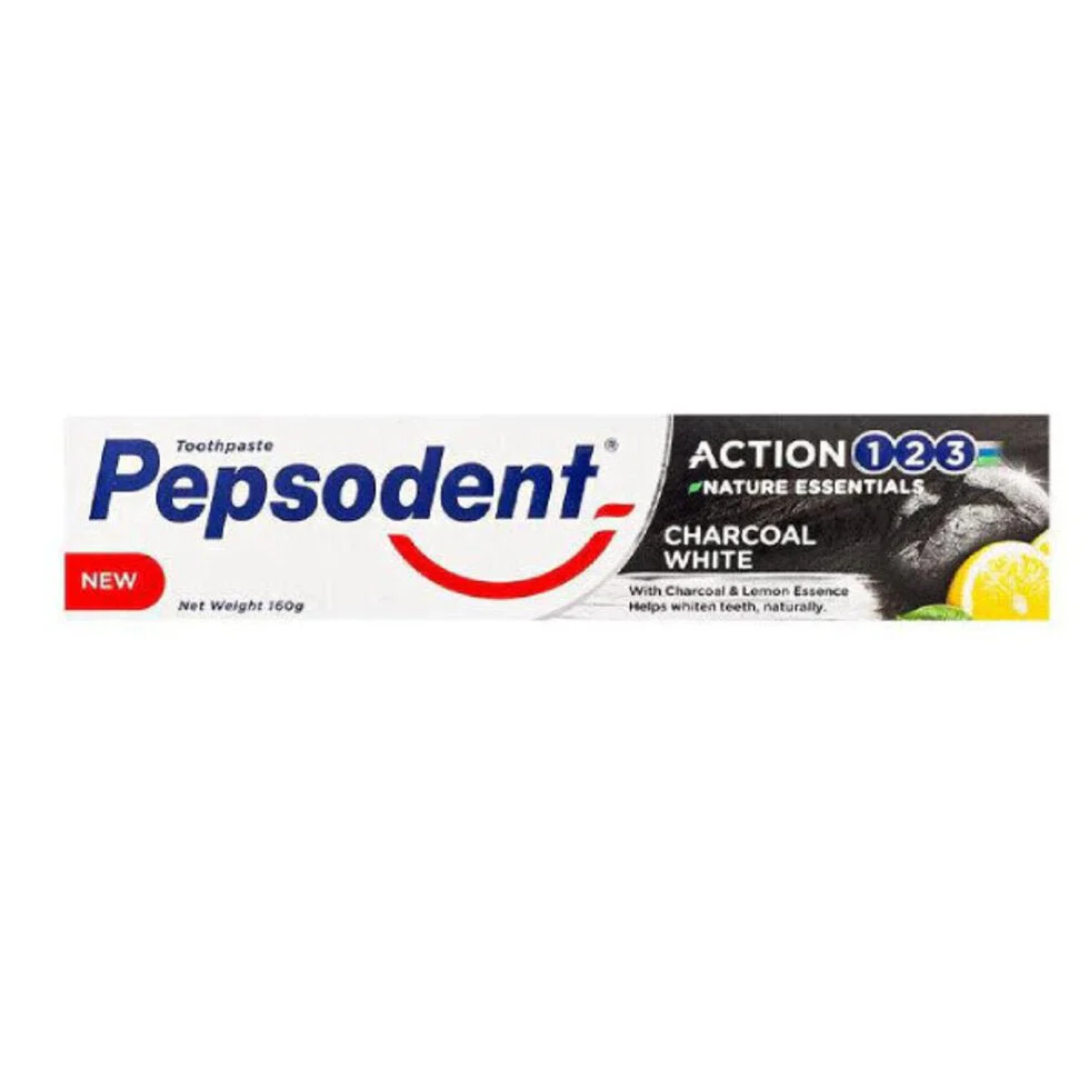 Pepsodent Action Toothpaste 160g Whitening with Charcoal