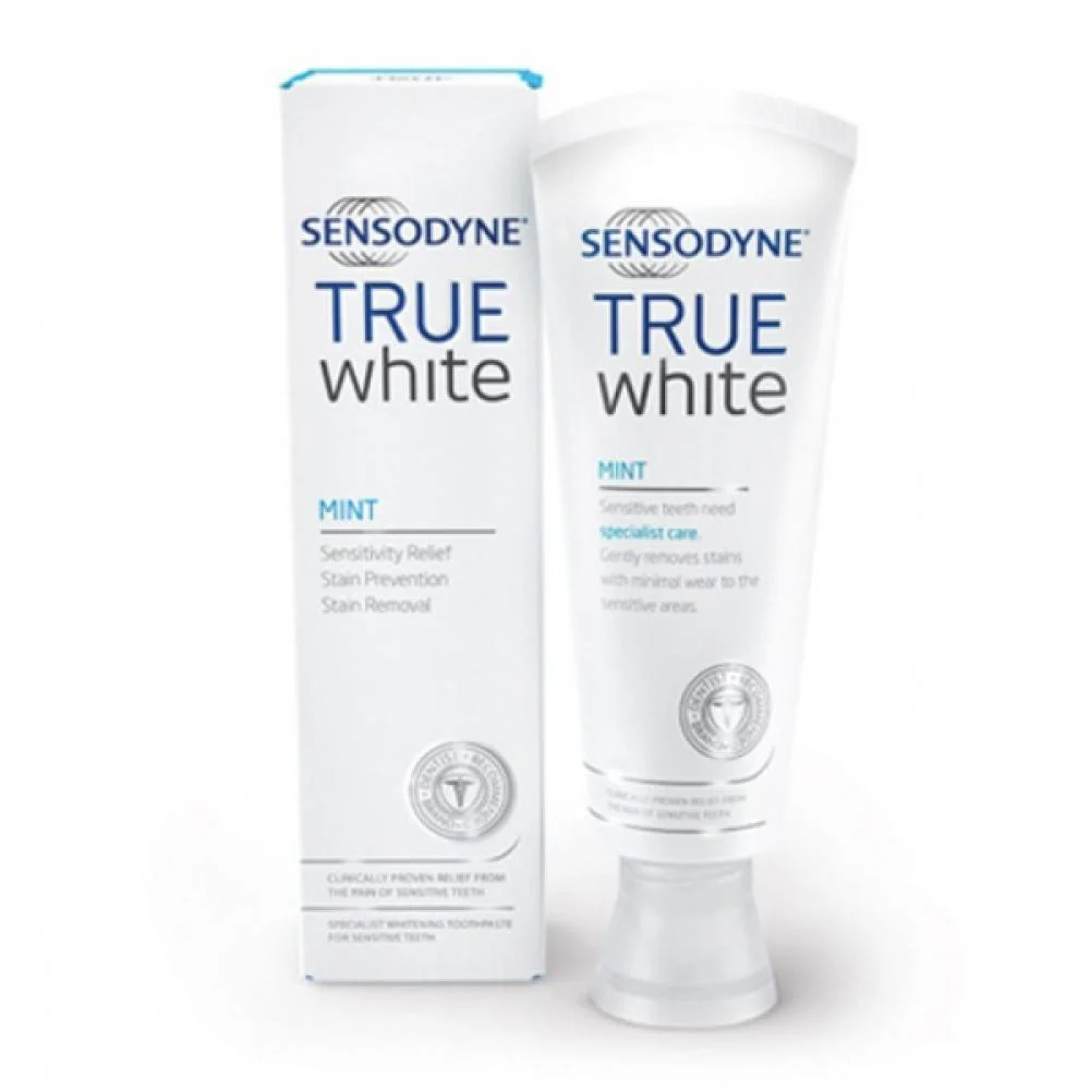 Sensodyne Toothpaste True White 75ml Mint