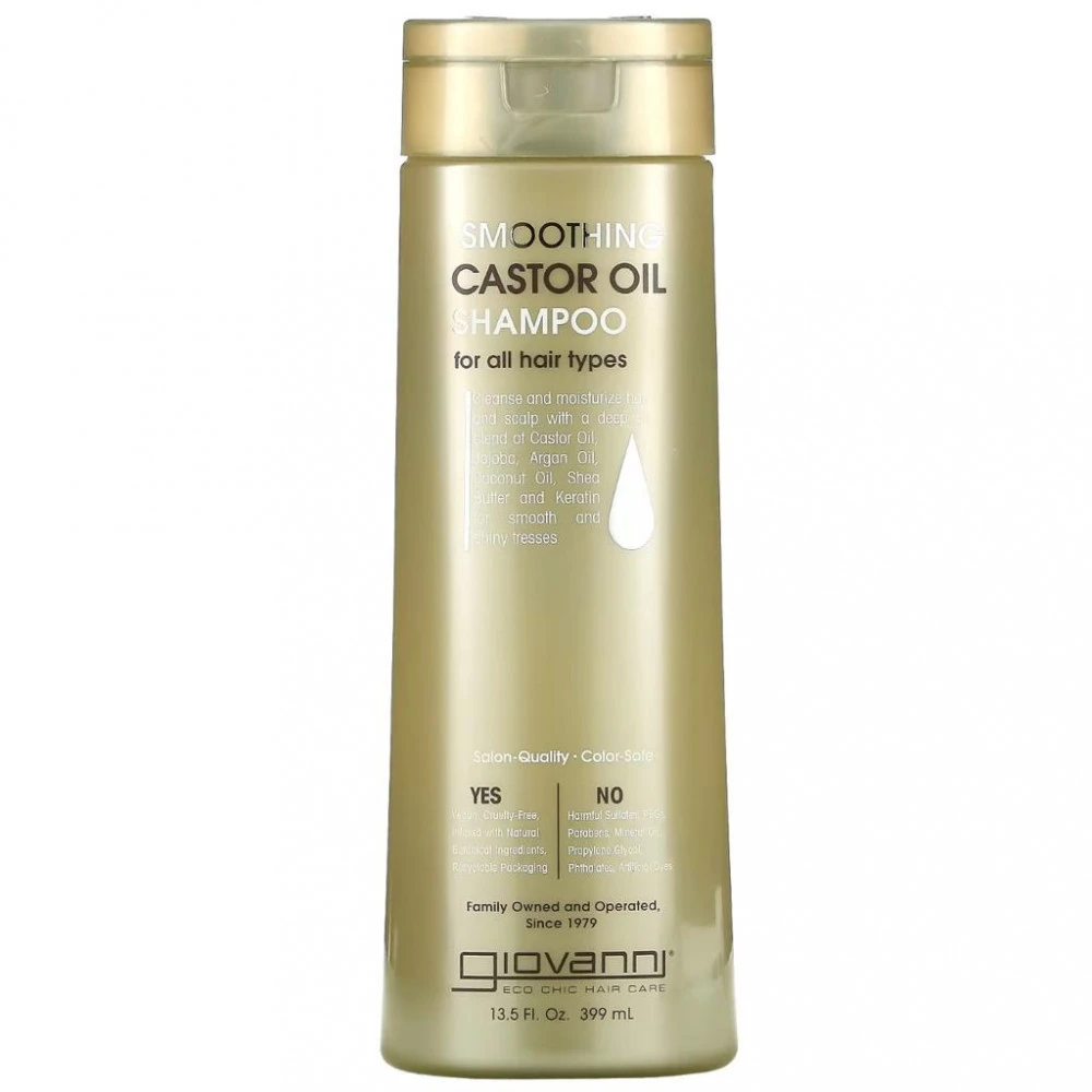 Giovanni Castor Oil Conditioner Shampoo For All Hair Types - 399 Ml