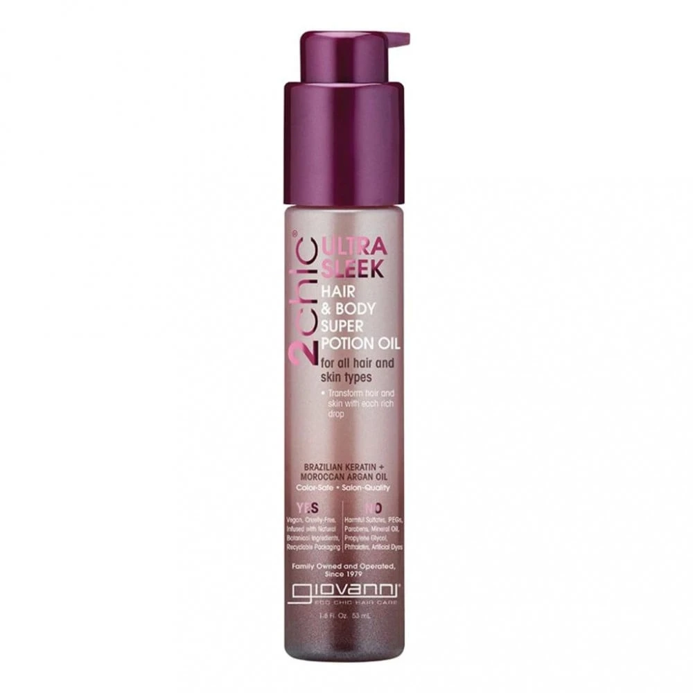 Giovanni Ultra Fine Hair & Body Oil with Brazilian Keratin & Moroccan Argan Oil