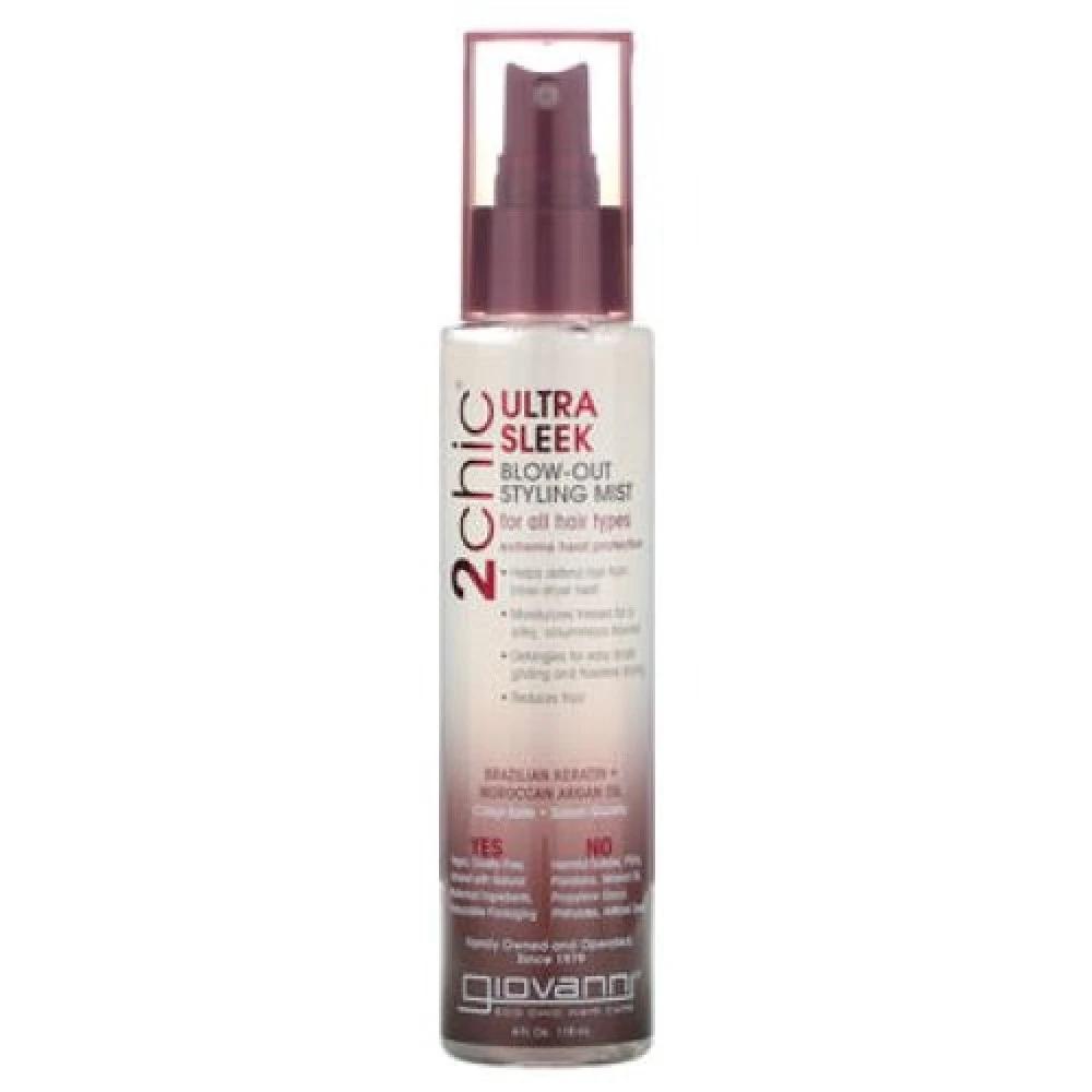 Toshik Ultra Sleek Ultra Slimming Elixir Conditioner & Giovanni Moroccan Argan O