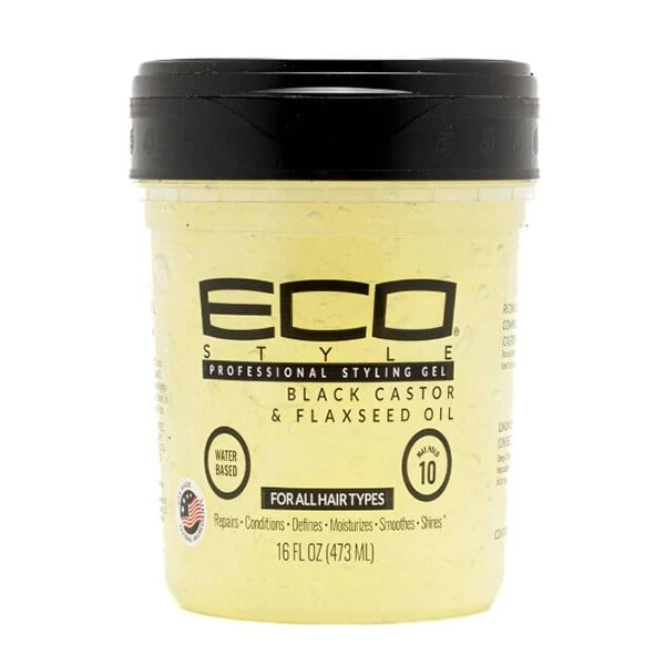 Eco Style Hair Gel With Castor Oil And Black Linseed * 473ml