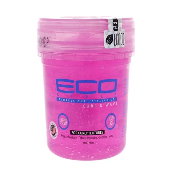 Eco Style Curl & Wave Hair Gel Pink - 236 Ml