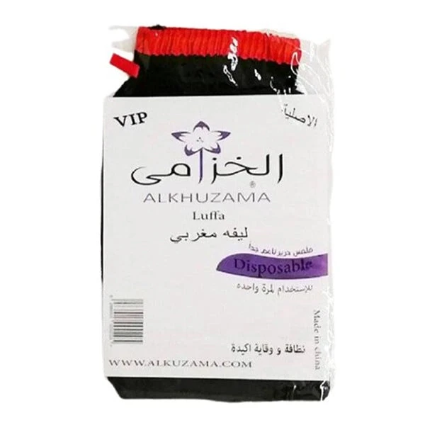 Khuzama Moroccan Body Loofah Silk Extra Soft Red
