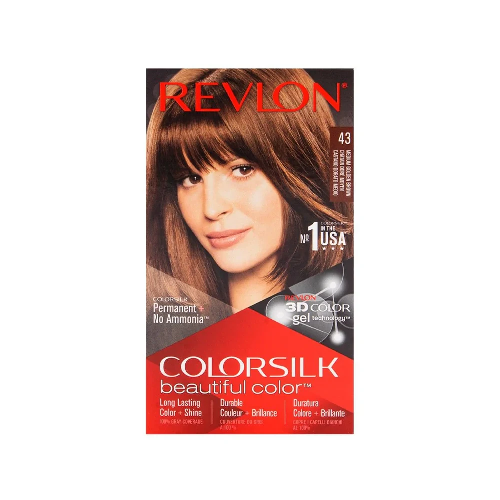 Revlon Color Silk Dye*4 Med Golden Brown